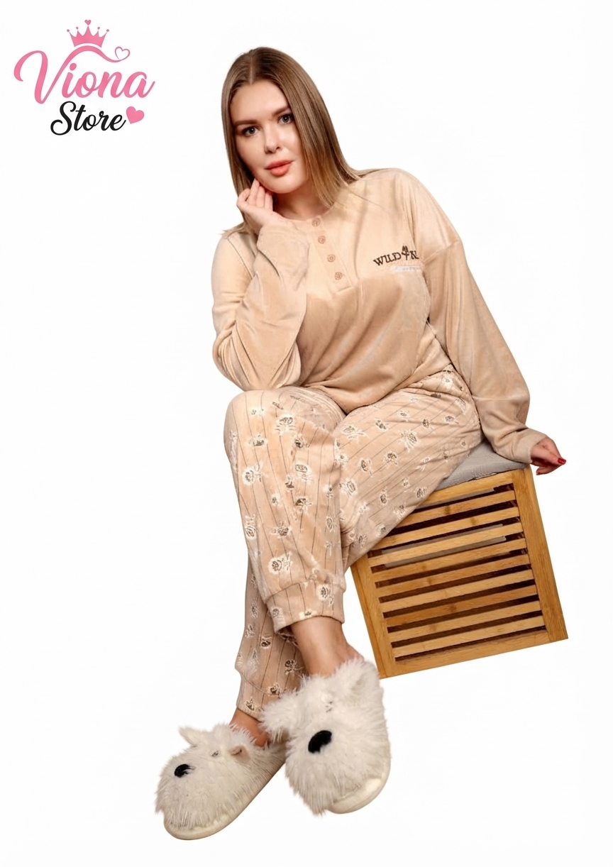 بيجامه شتوي كود 6426